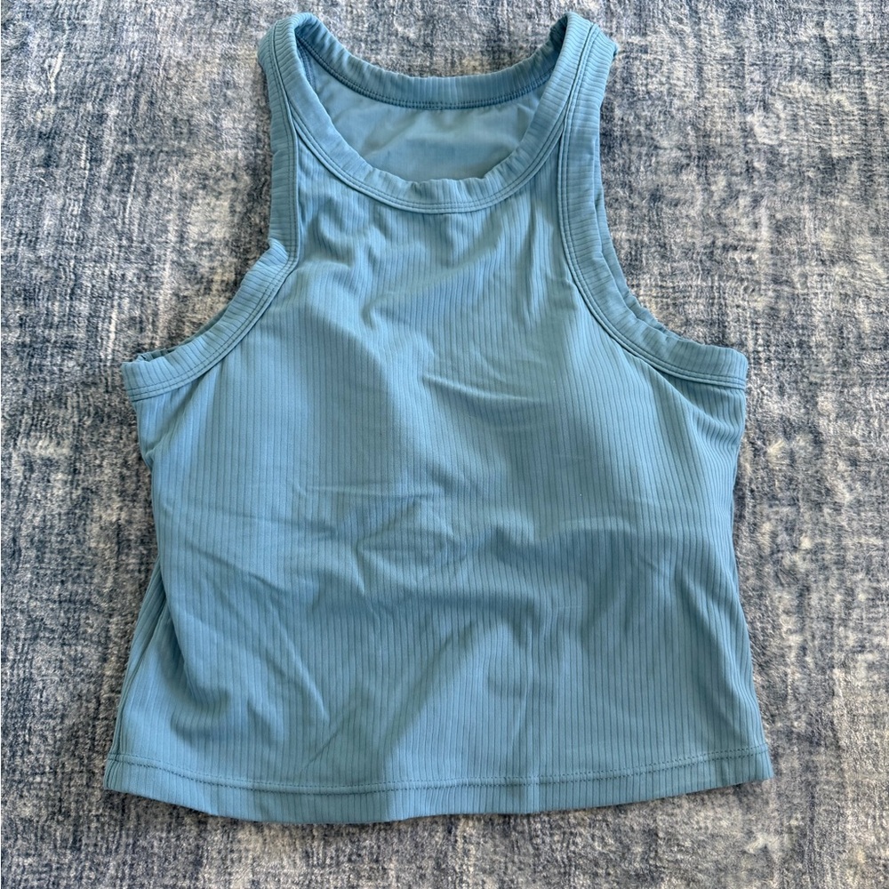 Paragon Blue Ribbed Women's Tank Top